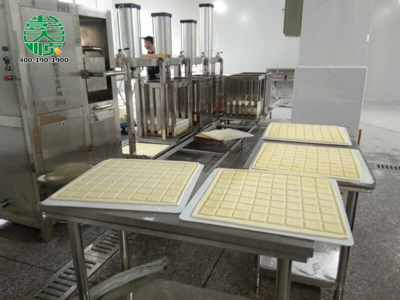 福建沙县客户豆制品厂里做的豆腐干