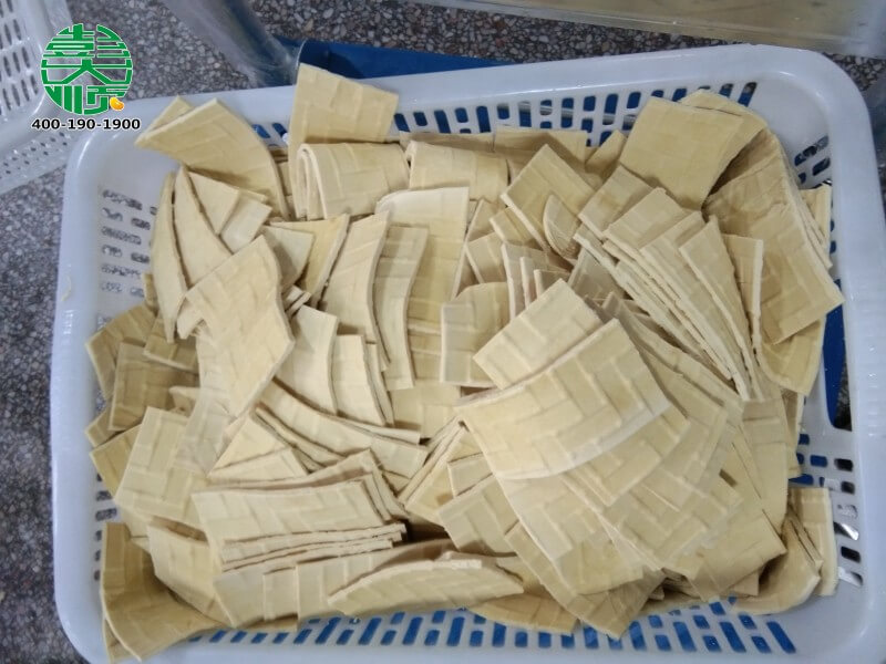 福建沙县客户豆制品厂里做的豆腐干成品